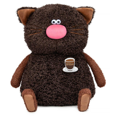 Мягкая игрушка Кофейные коты Кот Доппио 30 см Budi Basa CCp30-02 01